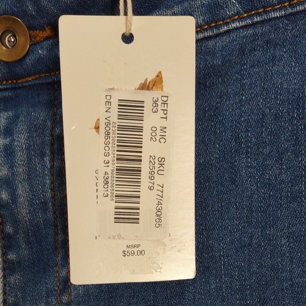 Chelsea & Violet, Size 31,Blue Flared Women's Jeans - Picture 6 of 17